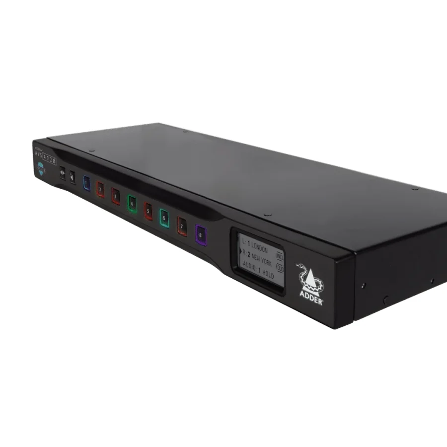 ADDERView® Secure AVS 4128 Flexi-Switch — manufacturer product image