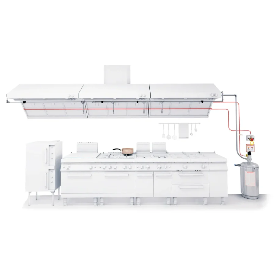 16 & 25 L Fire suppression system for large commercial kitchens — üretici ürün görseli