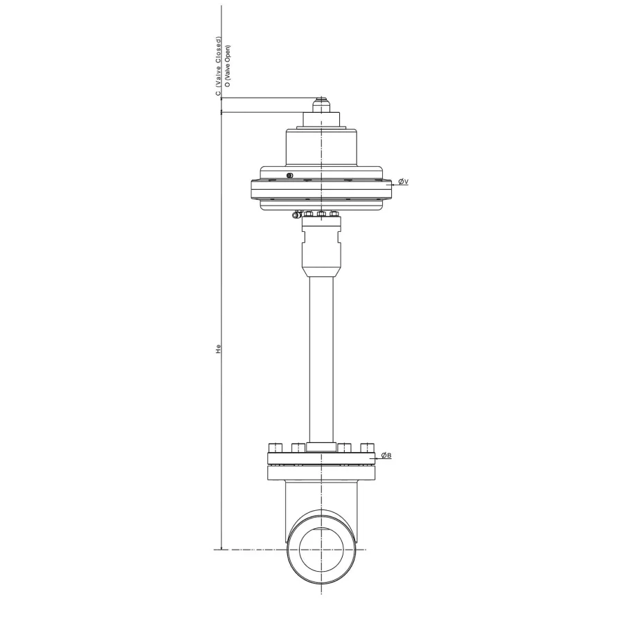 Bellows low to high pressure valve for HP, UHP, cryogenic gases and fluids – K900 — 5