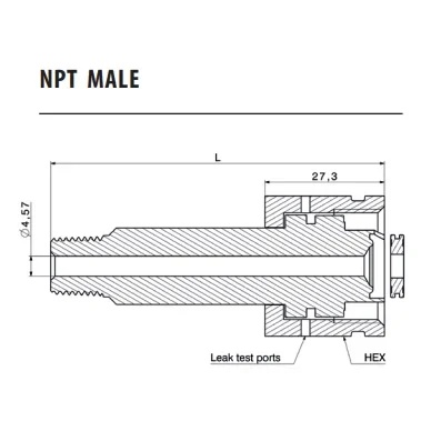 CGA/DISS | 40 SERIES STANDARD CONNECTORS (Nipple, Nut and Gasket) — 2