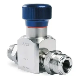 Diaphragm low pressure line valve for HP & UHP gases - M20 — manufacturer product image