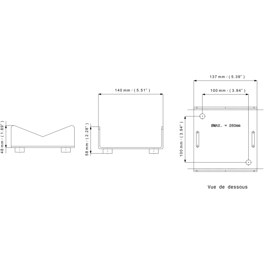 Gas cylinder holder for storage area — 2