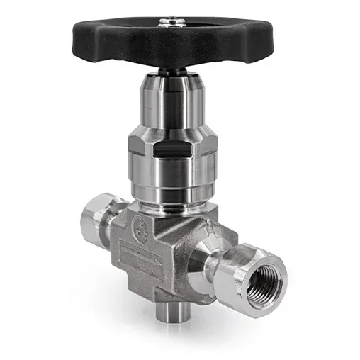 High pressure bundle valve for hydrogen, helium and other gases – D615 ​ — üretici ürün görseli