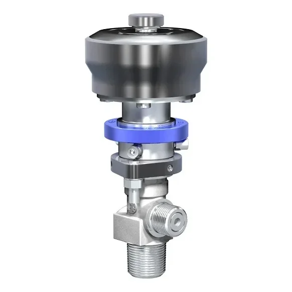 High pressure cylinder valves with pneumatic actuator for corrosive gases – D156S — üretici ürün görseli