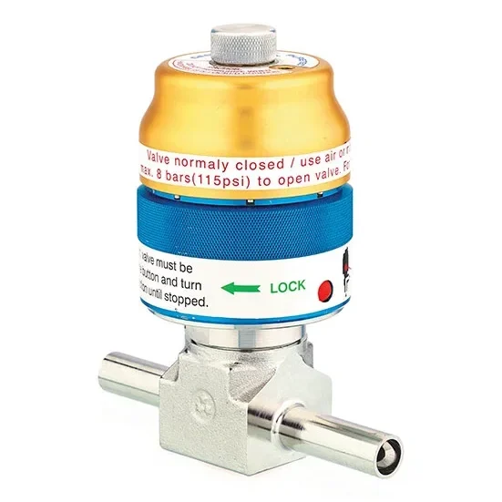 High Pressure line valve for UHP gases with oleo-pneumatic actuator – D689S — manufacturer product image