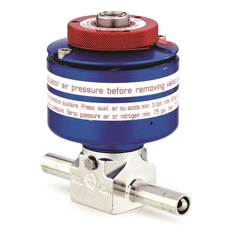 High Pressure line valve for UHP gases with pneumatic actuator – D688 — manufacturer product image