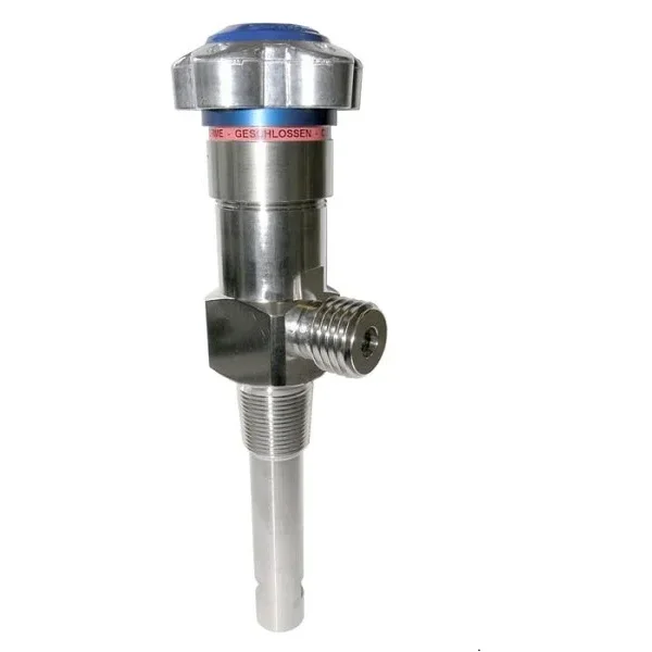 High pressure, packed type cylinder valve for corrosive and toxic gases with non-return valve – D183 — üretici ürün görseli