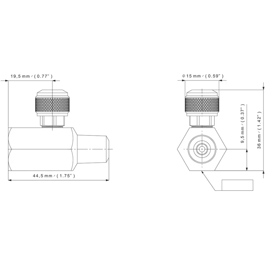 Metering valve with needle - RD10 — 1