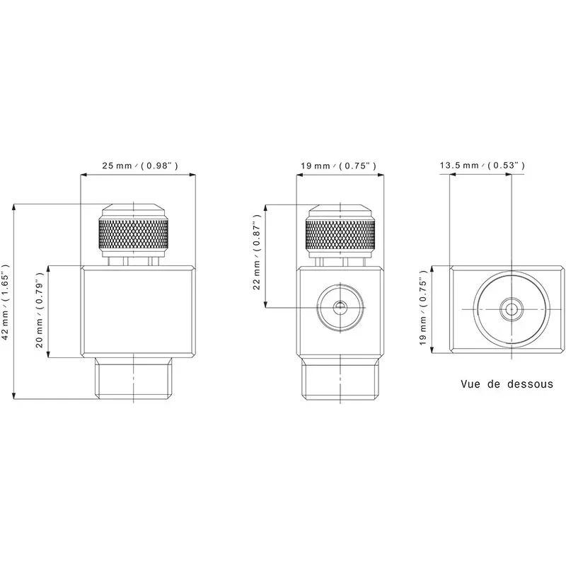 Metering valve with needle - RD10 — 2
