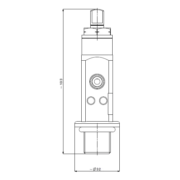 Pin Index cylinder valve for medical gases - M966 — 1