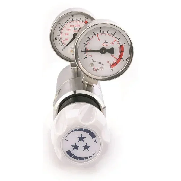 Piston/Bellow dual stage high pressure regulator - D230 — 1