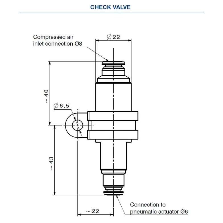 Pneumatic high-pressure bundle valve for hydrogen, helium and other gases - D655 — 3