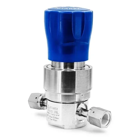 Single-stage tied-diaphragm pressure regulator for HP & UHP gases - RX3200 — üretici ürün görseli