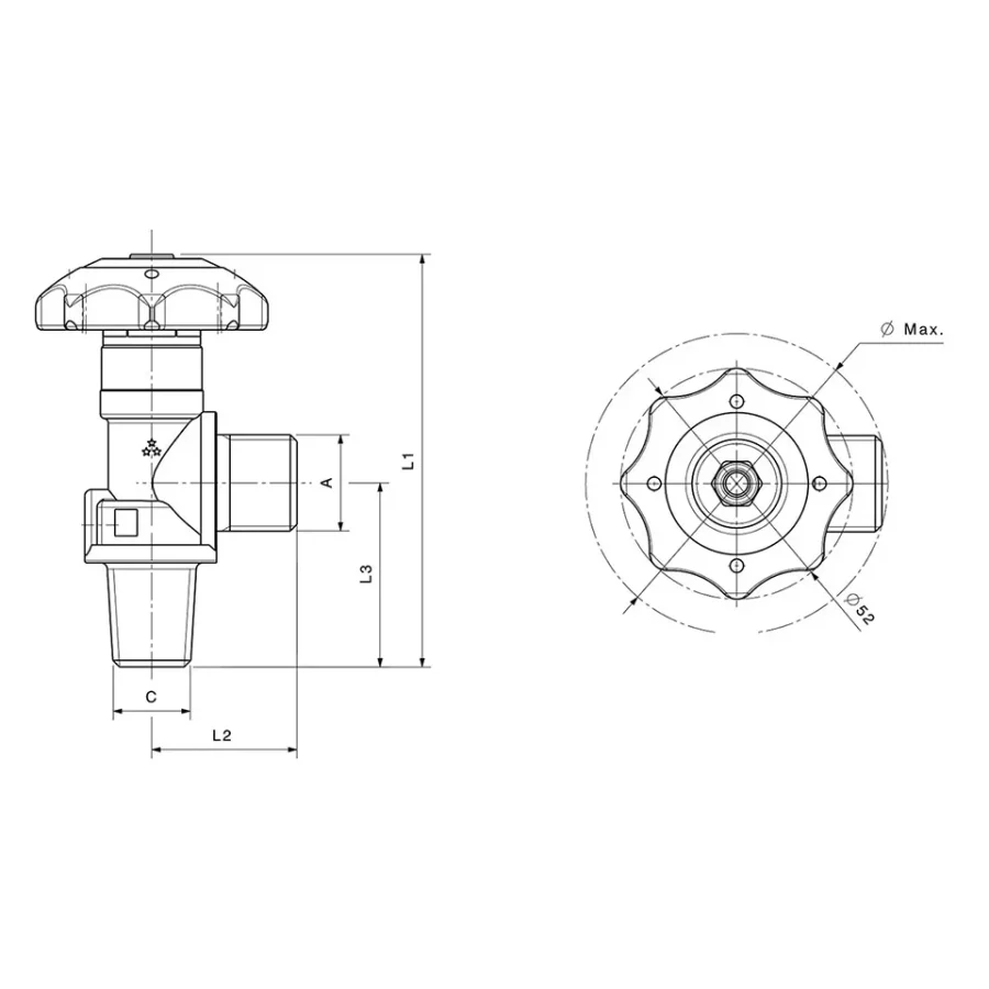 Small cone valves - C974/C975 — 2