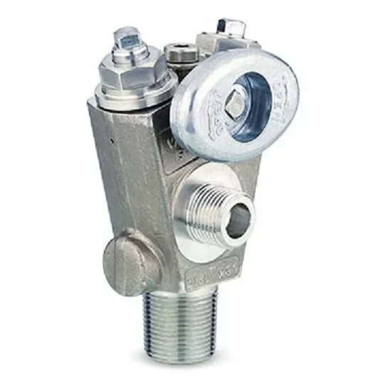 Spring loaded dual port cylinder valve for corrosive gases – D195S — üretici ürün görseli
