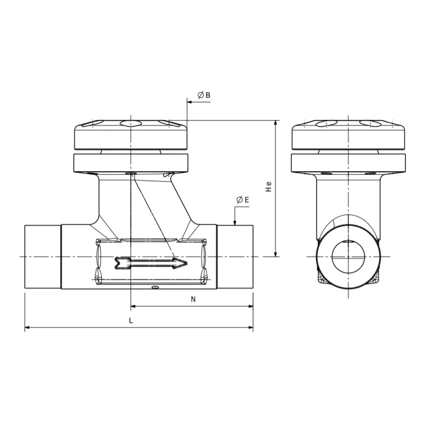 Spring type check valve for HP, UHP, cryogenic gases and fluids – CAR(S) — 2