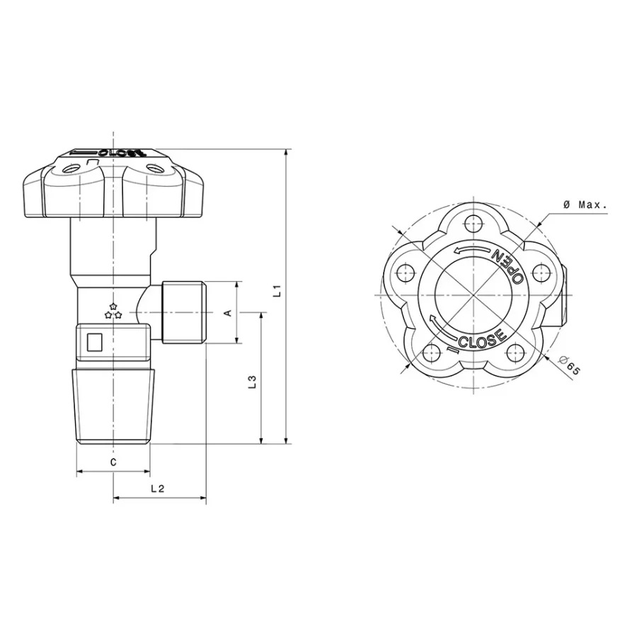 Standard valves - C040/C045 — 2