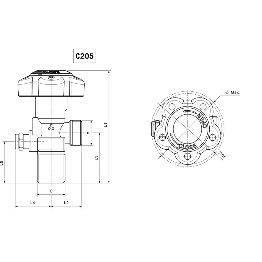 Standard valves - C200/C205/C210/C215 — 3