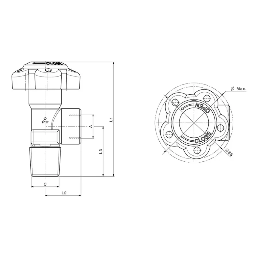 Standard valves - C400/C405 — 1