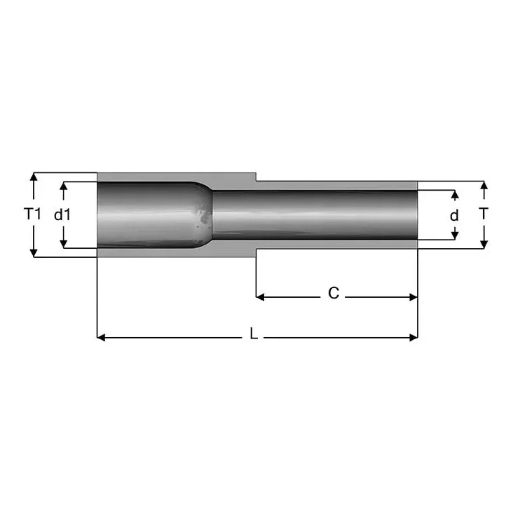 UHP Fitting Automatic Buttweld Reducing Union Without Shoulder - RU-ABW — 1