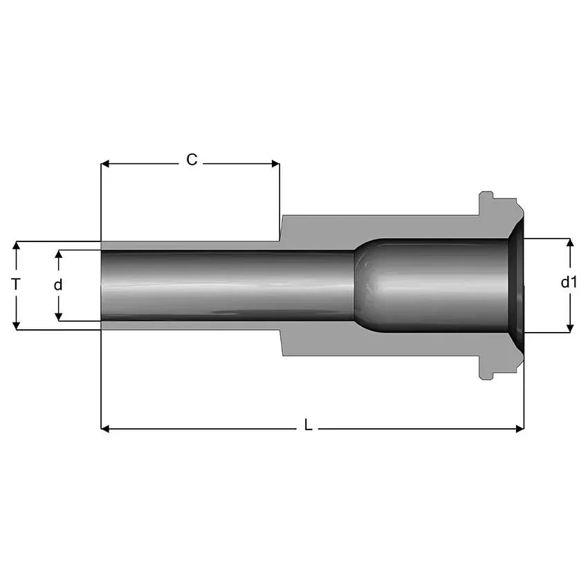 UHP Fitting Automatic Tube Weld Reducing Male Gland - EMR-AB — 1