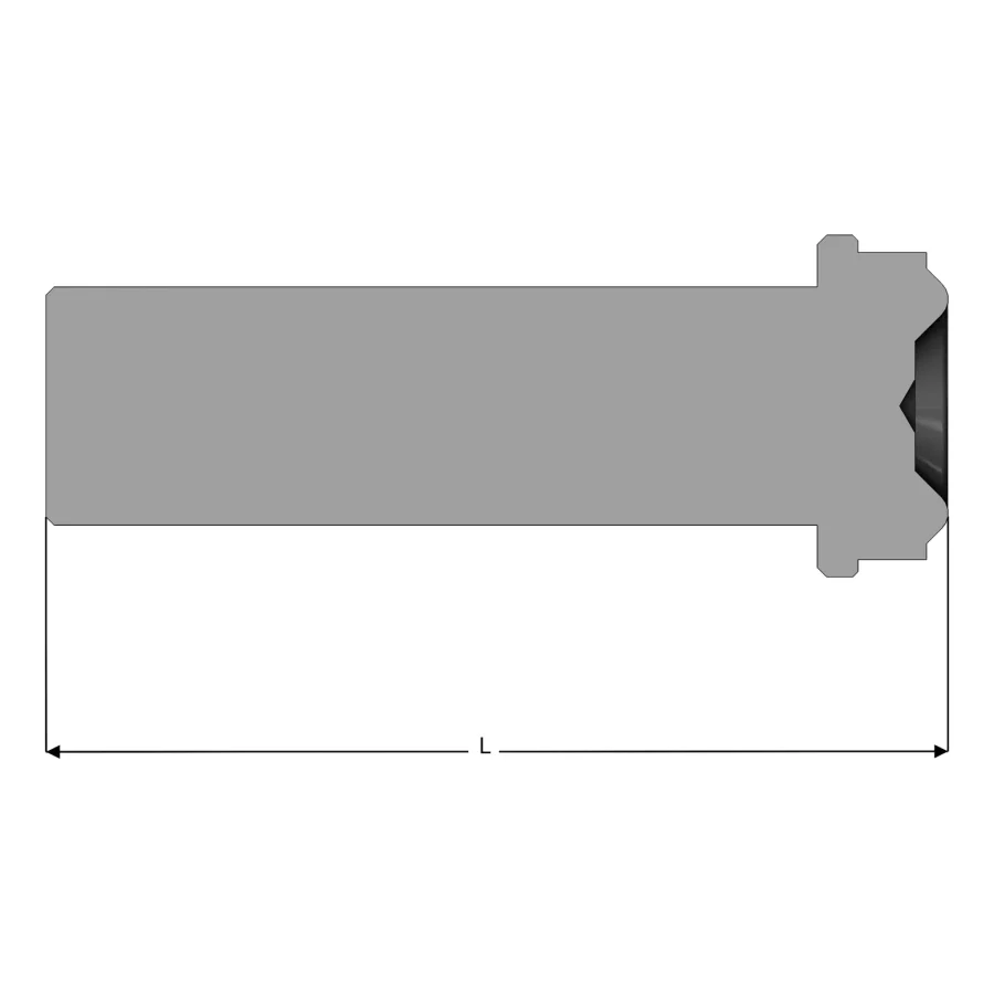 UHP Fitting Gland Plug - EBL — 1