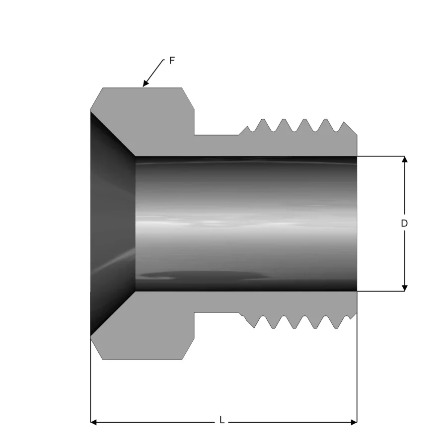 UHP Fitting Male Nut - MN — 1