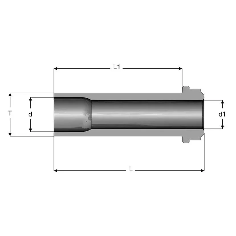 UHP Fitting Short Male Gland for High Flow Applications - EM-HF — 1